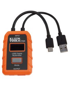 Klein Tools ET920  USB Digital Meter, USB-A and USB-C