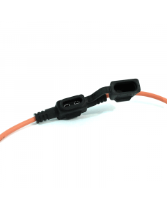 Littelfuse 0FHM0002 SXJ MINI In-Line Fuse Holder, 4" leads, 12GA Orange GXL Wire