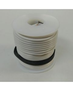 East Penn 02501 Wire, Primary PVC 10 AWG 10' Roll  White SEA J1128