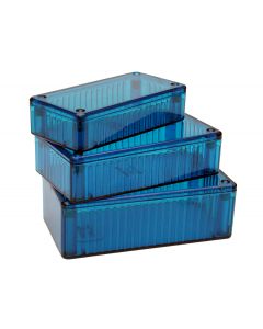 Hammond 1591ATBU  Plastic Enclosure 3.9 X 2.0 X 0.8, Ice Blue