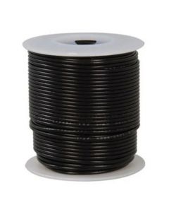 Consolidated Wire 891-0-100 Black 14AWG Stranded Hook-Up Wire 100Ft  UL1015 600V
