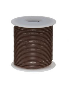 Consolidated Wire 890-1-100  Brown 16AWG Stranded Hook-Up Wire 100Ft  UL1015 600V