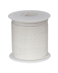 Consolidated Wire 890-9  White 16AWG Stranded Hook-Up Wire 100Ft  UL1015 600V