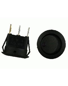 Install Bay IBRRSP Round Rocker Switch Purple Led No Leads 20A 
