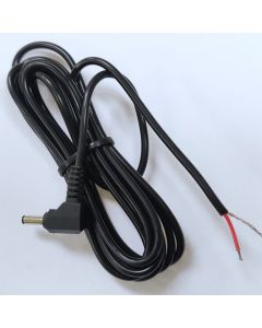 Philmore TC204 DC Coaxial Plug Power Cord RA 3.5mm x 1.3mm 24 AWG 6ft
