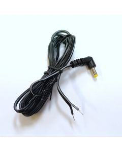 Philmore TC240 DC Coaxial Plug Power Cord RA 4.0mm x 1.7mm 24 AWG 6ft