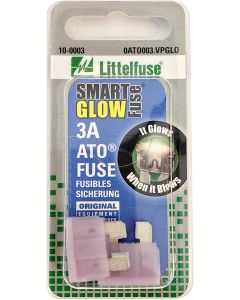 Littelfuse 10-0003 Fuse ATO Smartglow 32VDC 3A 2 Pack