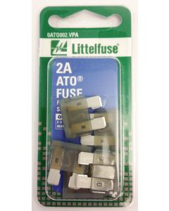 Littelfuse ATO2BP Fuse ATO Blade 32V 2A 5PC Card