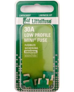 Littelfuse LMIN30BP Fuse Lowprofile MINI 32V 30A Card 5pc