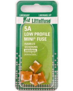 Littelfuse LMIN5BP Fuse Lowprofile MINI 32V 5A Card 5pc