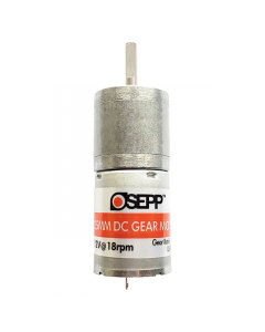 Osepp LS-00087 18 RPM DC Metal Gear Motor, Compatible to ServoCity # 638340