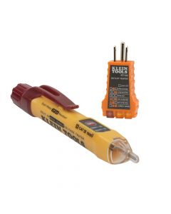 Klein Tools NCVT2PKIT  Dual Range Non-Contact Voltage Tester with Receptacle Tester
