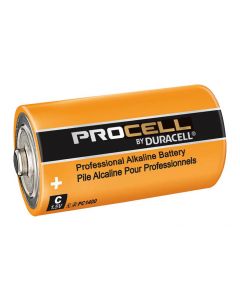 Procell by Duracell PC1400, Alkaline Battery, "C" Size, 1.5 Volts