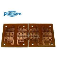 Philmore Datak 12-608 Small Fiberglass IC Protoboard. 1.8" X 3.6"