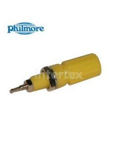 Philmore 229 YL Yellow Fully Insulated 5-Way Binding Post 1-7/8" High
