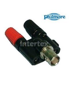 Philmore 2392 Dual Binding Posts to BNC Female Adapter