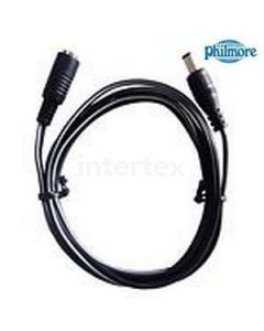 Philmore  48-1027  6' 2.5 X 5.5mm DC Plug to jack ext. cord,