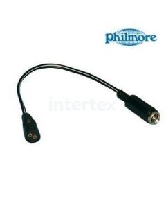 Philmore  48-1269  2" DC Adapter, 2.5mm Jack to 2 Pin Socket