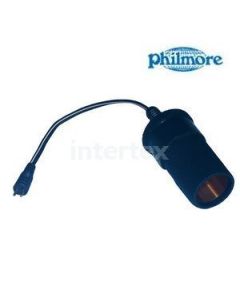 Philmore 48-1274, 12V Socket To 2 Pin Connector Adaptor