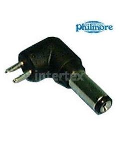 Philmore  48-1555  DC 1.5 X 5.5mm to 2 Pin Adapter
