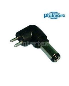 Philmore  48-2555  DC 2.5 X 5.5mm to 2 Pin Adapter