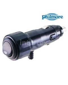 Philmore 48-790, Cigarette Lighter Plug, ON-OFF Switch, 8A-12VDC, LED