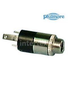 Philmore 504K, Mini Stereo Jack w/Solder Term, 3.5mm, 3 Conductor