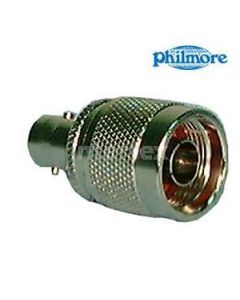 Philmore 724, N Male to BNC Female Coaxial Adapter