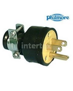 Philmore 8520 Rubber AC 3 Wire Plug