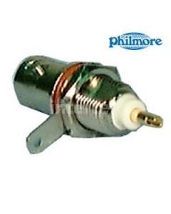 Philmore 952NP, BNC Chassis Mnt Female, Nickel Plated,Delrin Insulator