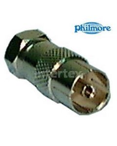 Philmore FP300, Pal European to "F" Adaptor- Pal Female to "F" Male