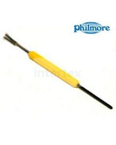 Philmore S973 Brush & Forket Tip Soldering Aid, 7" Plastic Handle