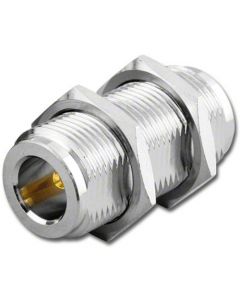 Pan Pacific RFN-7655NS Type N Double Female 'Feed-Thru' Coaxial Adapter