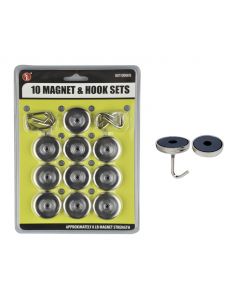 SE  807100MHS  10PCS Magnetic Hook Ser ,8LBS Pull Strength