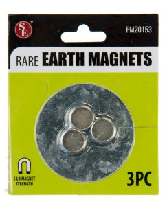 SE  PM20153  3PC 5Lbs Rare Earth Magnet