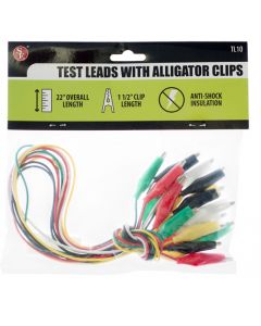 SE  TL10  10PCS Leads With Alligator Clips