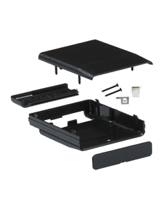 Serpac M4 Electronic Enclosure Plastic, Black 2.2 x 2.8 x 0.71"