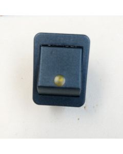 ITX-SW006 Lighted Rocker Switch, DPST 20A @125V,Black w/Color Dot  "Amber" Neon Lamp (230 VAC)  