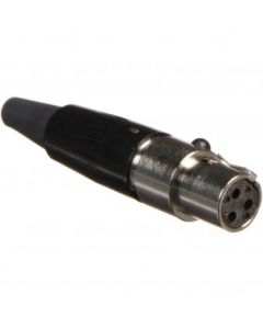 Switchcraft TA4FLX Tini-QG 4-Pin Mini-XLR Female Cable Mount Connector with Large Flex Relief