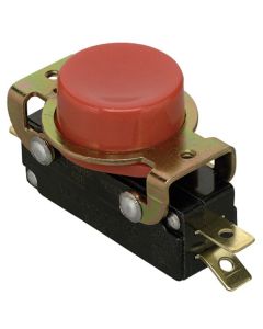 GC Electronics 35-830 SPDT Pushbutton Snap Action Switch, Red  15A