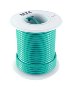 NTE  WHS24-05-100 Green 24AWG Solid Hook-Up Wire 100Ft  UL1007 300V