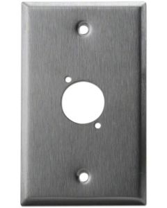 Pan Pacific WP-X-1 Stainless Wall Plate XLR Single Port Single Gang