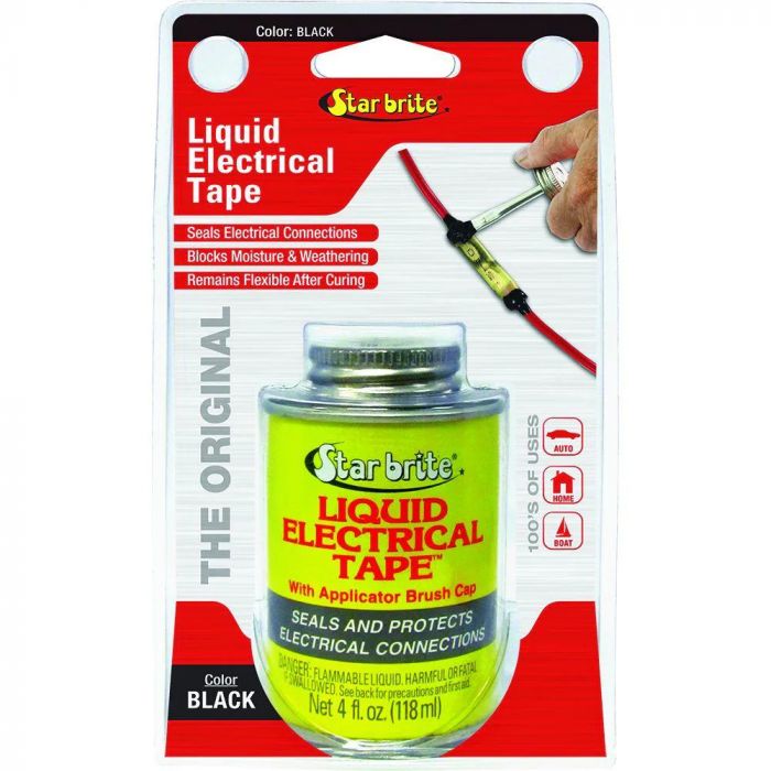 Star Brite Liquid Electrical Tape Blk - 4 oz