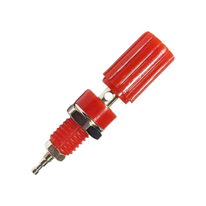 Philmore 229B RED Red Fully Insulated 5-Way Binding Post, 1-7/8 High