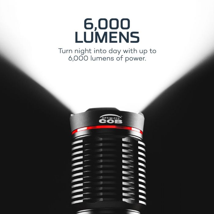 NEBO 6K 6,000 Lumen Flashlight with Power