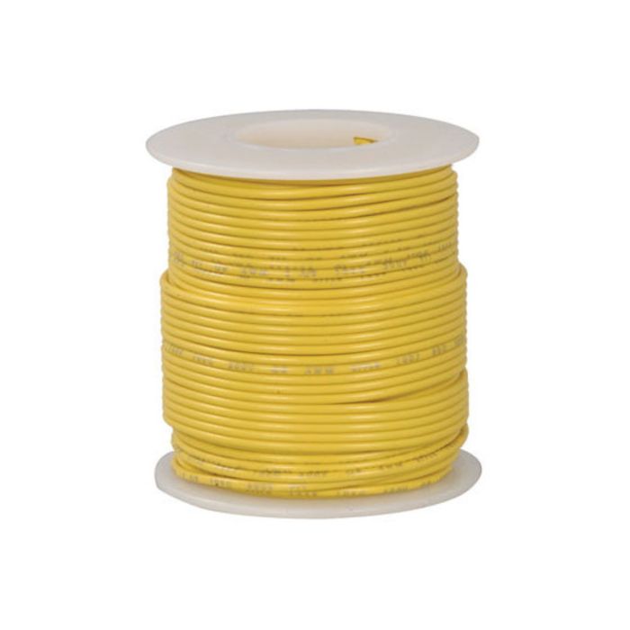 Philmore LKG 78-21644 Yellow 16 AWG Stranded Hook-Up Wire 100Ft UL1007 300V
