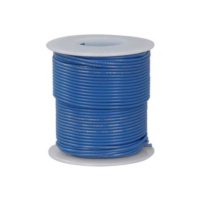 Philmore LKG 78-12246 Blue 22 AWG Solid Hook-Up Wire 100Ft UL1007 300V