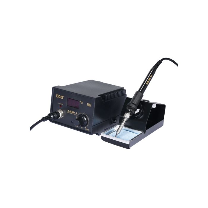 NTE J-SSD-1 Solder Station Digital Adjustable 120V 75W 200-450deg C Wth  Metal Stand